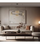 Pendant lamps circles - Milagro Pendant lamp (circle) GENESIS BLACK GOLD 10xGU10 ML0375. - product 4