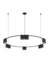 Milagro Lampa wisząca (koło) GENESIS BLACK 15xGU10 ML0376