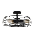 Loft ceiling lamps - industrial - ITALUX Rayo Ceiling 3xE27 MXM-2580/3 BK - product 1