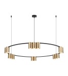 Pendant lamps circles - Milagro Pendant lamp (circle) GENESIS BLACK GOLD 15xGU10 ML0378 - product 6