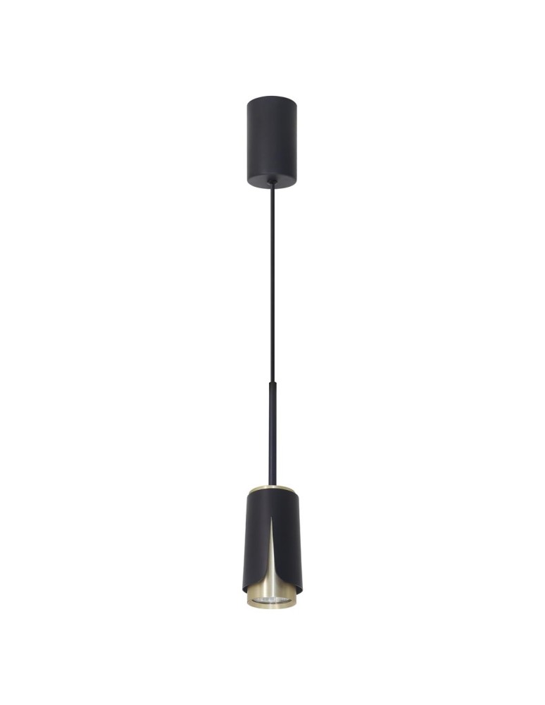 Single pendant lamps - Milagro FLOWER BLACK GOLD Pendant Lamp 1xGU10 ML0267. - product kolory-swiatla.pl 1