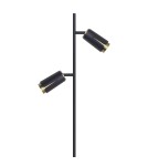 Adjustable floor lamps - Milagro FLOWER BLACK GOLD FLOOR Lamp 2xGU10 ML0269. - product 2
