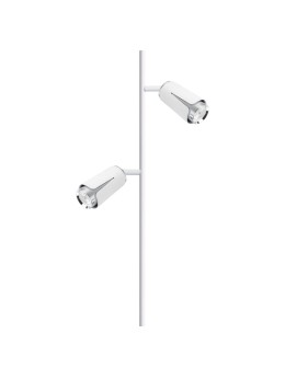 Milagro FLOWER WHITE CHROME Lampa PODŁOGOWA 2xGU10 ML0277 - produkt 2