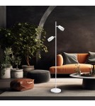 Adjustable floor lamps - Milagro FLOWER WHITE CHROME Floor lamp 2xGU10 ML0277 - product 4