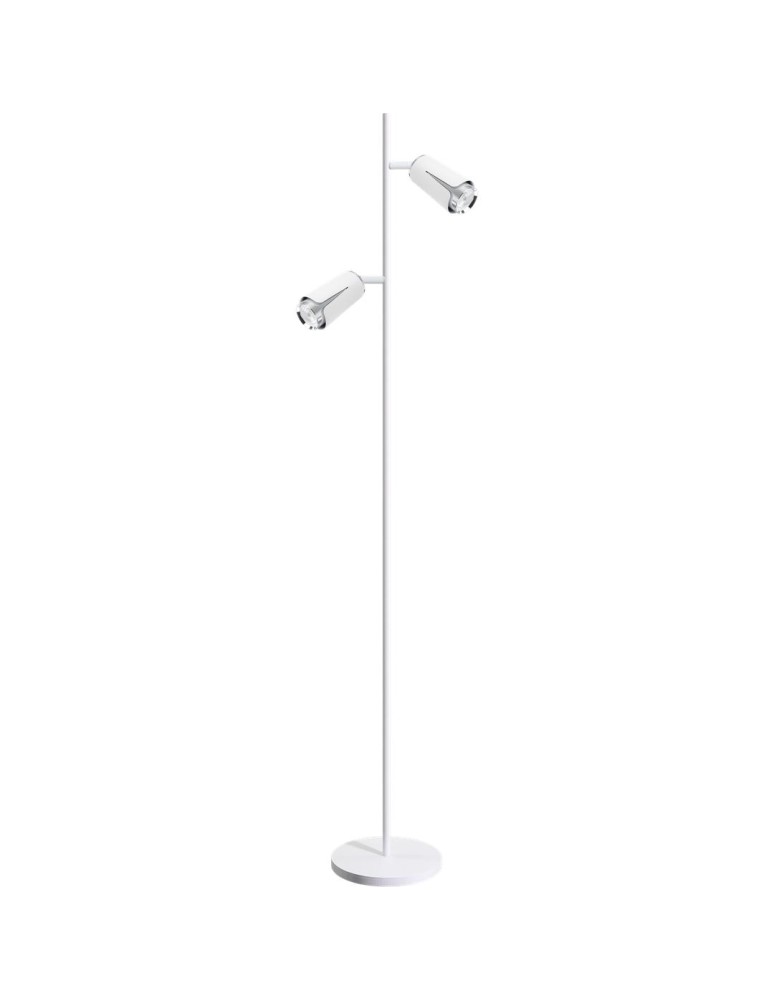 Adjustable floor lamps - Milagro FLOWER WHITE CHROME Floor lamp 2xGU10 ML0277 - product kolory-swiatla.pl 6