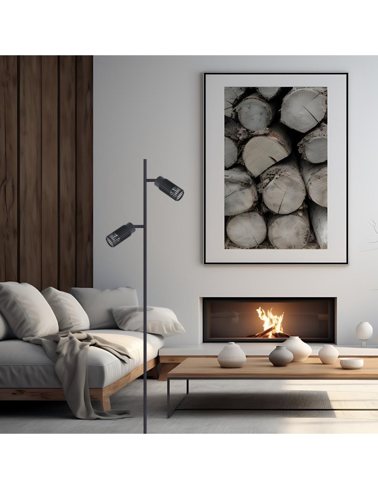 Adjustable floor lamps - Milagro VERTICAL BLACK Floor lamp 1xGU10 ML0300 - product kolory-swiatla.pl 3