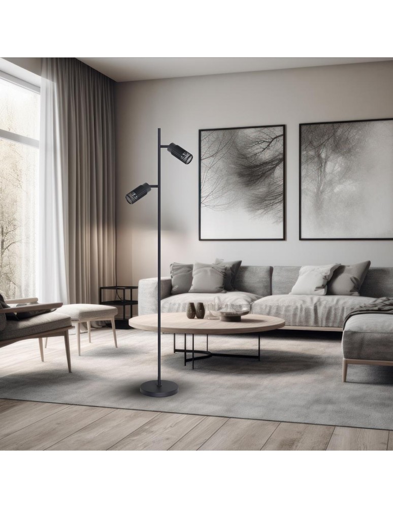 Adjustable floor lamps - Milagro VERTICAL BLACK Floor lamp 1xGU10 ML0300 - product kolory-swiatla.pl 4