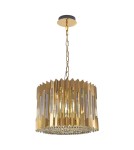 Glamour chandeliers - Milagro Chandelier RITZ GOLD 7xE14 ML0393 - product 1