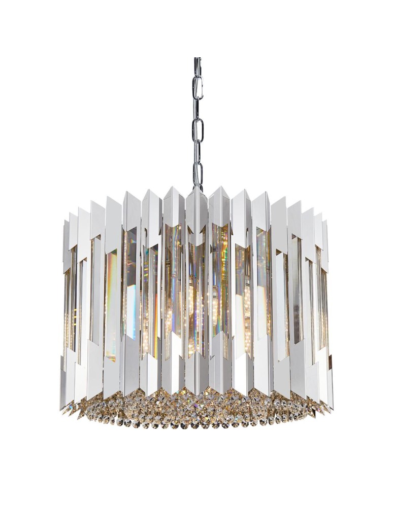 Glamour chandeliers - Milagro Chandelier RITZ CHROME 7xE14 ML0394 - product kolory-swiatla.pl 2