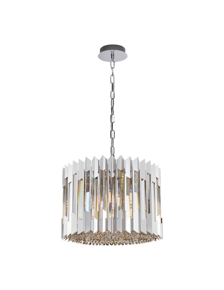 Glamour chandeliers - Milagro Chandelier RITZ CHROME 7xE14 ML0394 - product kolory-swiatla.pl 6