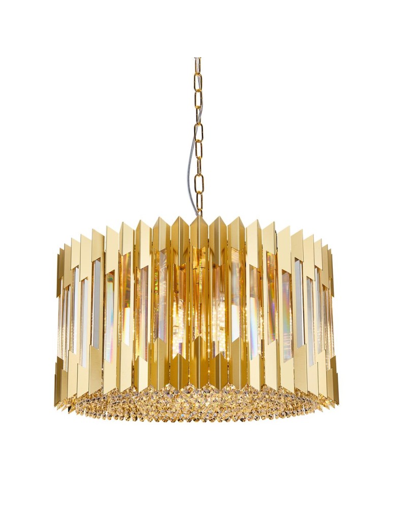 Glamour chandeliers - Milagro Chandelier RITZ GOLD 12xE14 ML0395 - product kolory-swiatla.pl 2