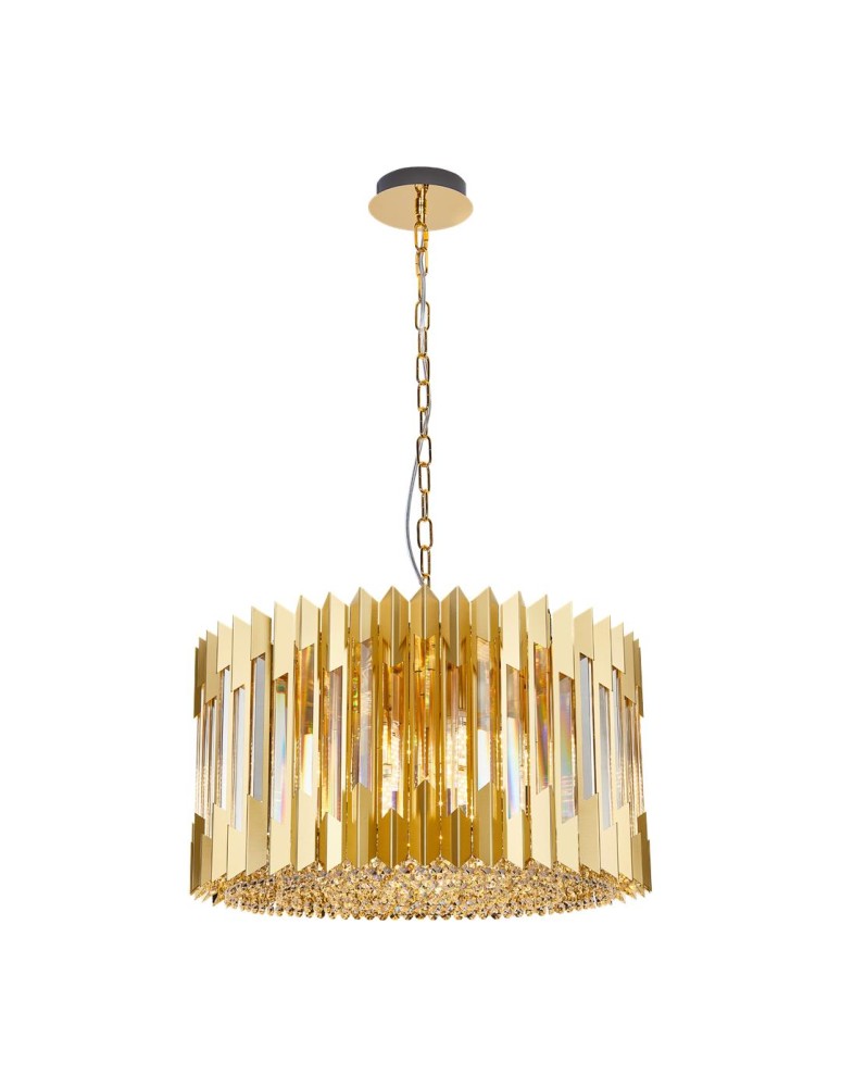 Glamour chandeliers - Milagro Chandelier RITZ GOLD 12xE14 ML0395 - product kolory-swiatla.pl 6