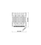 Glamour wall lamps - Milagro Wall lamp RITZ CHROME 2xE14 ML0398 - product 5