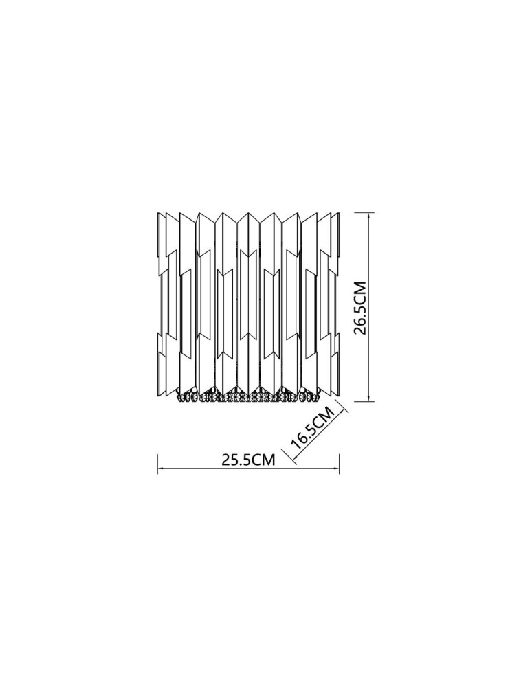 Glamour wall lamps - Milagro Wall lamp RITZ CHROME 2xE14 ML0398 - product kolory-swiatla.pl 5