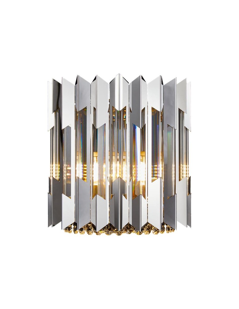 Glamour wall lamps - Milagro Wall lamp RITZ CHROME 2xE14 ML0398 - product kolory-swiatla.pl 6