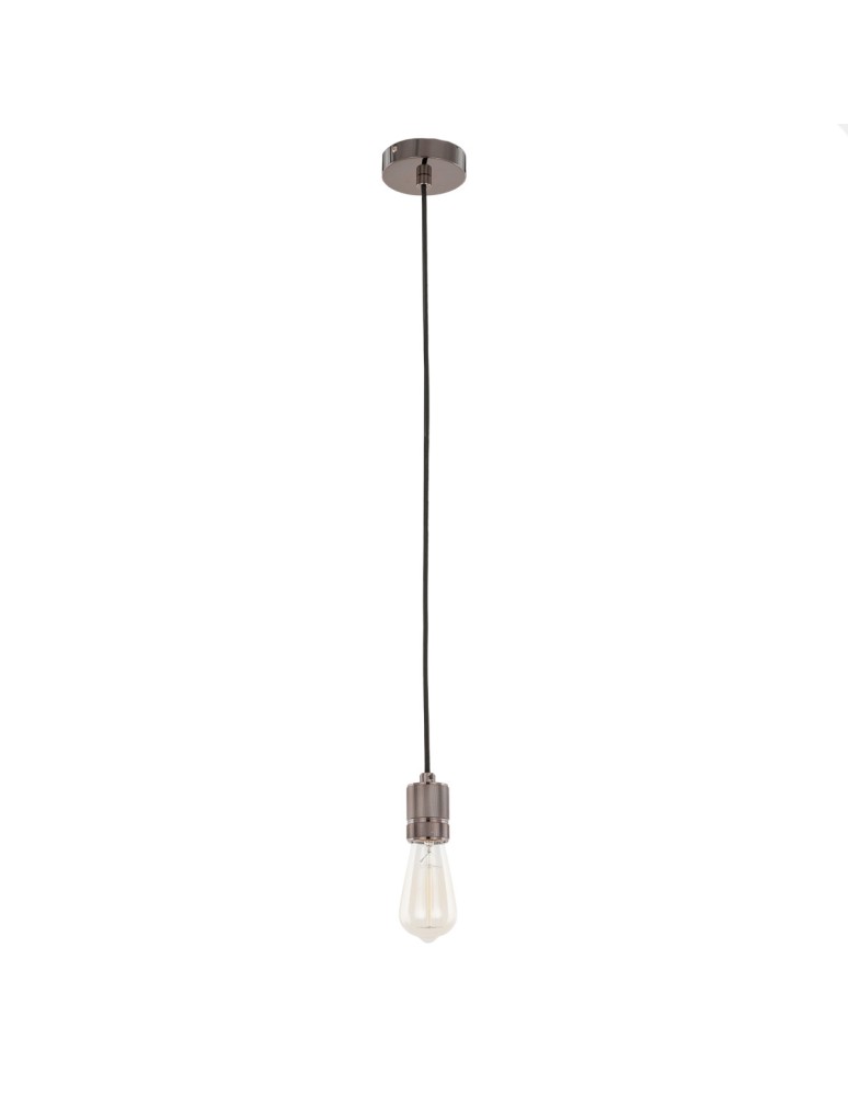Lampy wiszące żarówki - ITALUX Casa Wisząca 1xE27 DS-M-010 ANTIQUE BRASS - produkt kolory-swiatla.pl 2