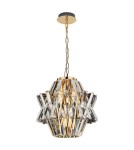 Glamour chandeliers - Milagro CROWN GOLD 4xE14 chandelier ML0399 - product 1