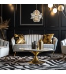 Glamour chandeliers - Milagro CROWN GOLD 4xE14 chandelier ML0399 - product 3