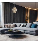 Glamour chandeliers - Milagro CROWN CHROME 4xE14 chandelier ML0400 - product 4