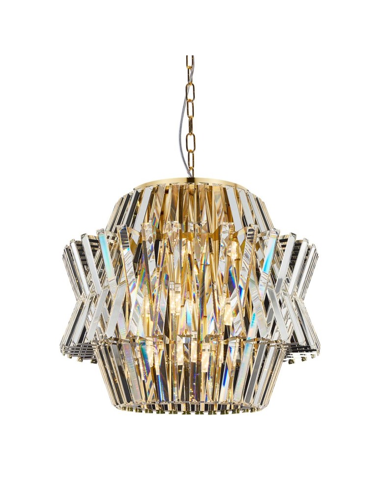 Glamour chandeliers - Milagro Chandelier CROWN GOLD 12xE14 ML0401 - product kolory-swiatla.pl 2