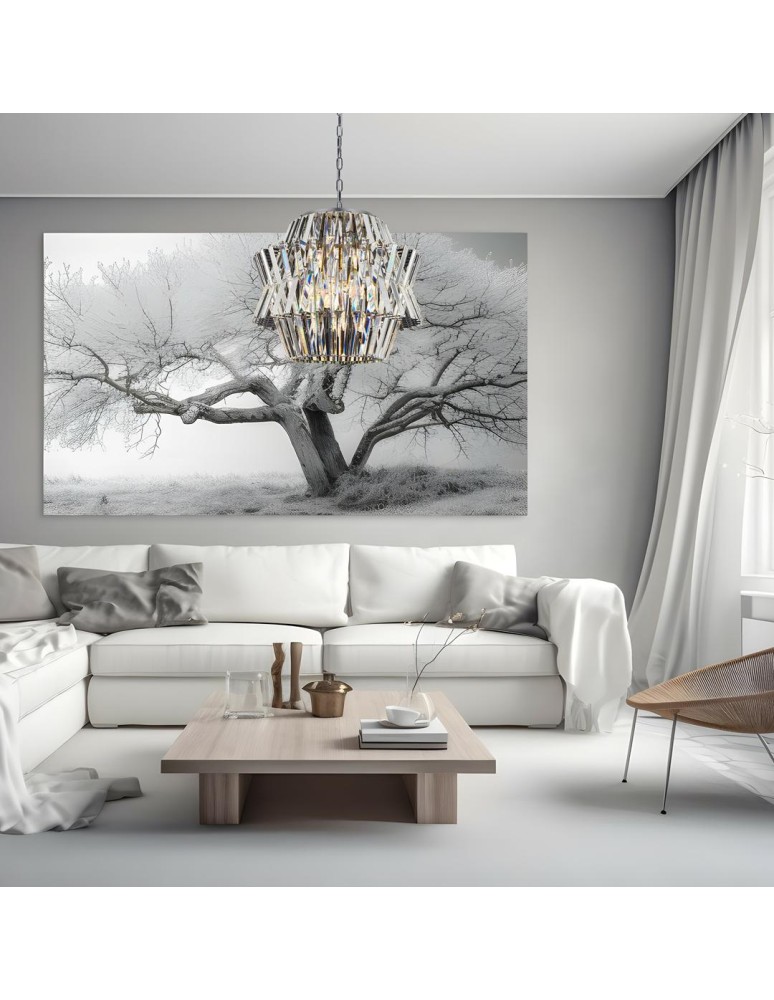 Glamour chandeliers - Milagro Chandelier CROWN CHROME 12xE14 ML0402 - product kolory-swiatla.pl 4