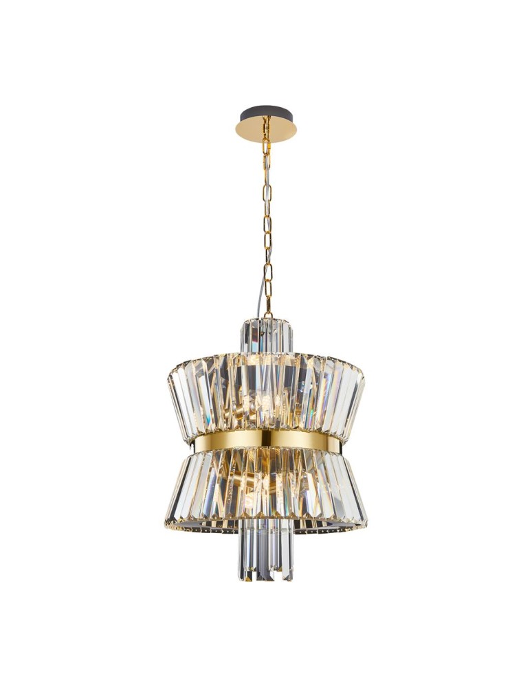 Glamour chandeliers - Milagro Chandelier AURELIA GOLD 8xE14 ML0403 - product kolory-swiatla.pl 1