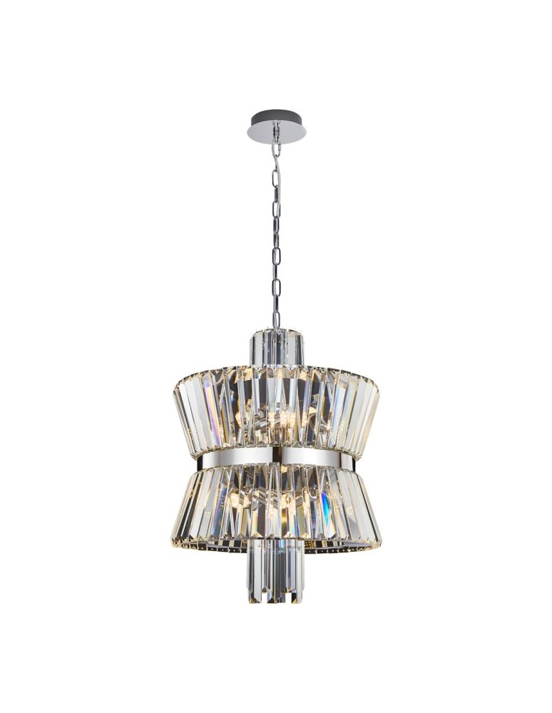 Glamour chandeliers - Milagro Chandelier AURELIA CHROME 8xE14 ML0404 - product kolory-swiatla.pl 1