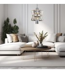 Glamour chandeliers - Milagro Chandelier AURELIA CHROME 8xE14 ML0404 - product 3
