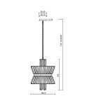Glamour chandeliers - Milagro Chandelier AURELIA CHROME 8xE14 ML0404 - product 5