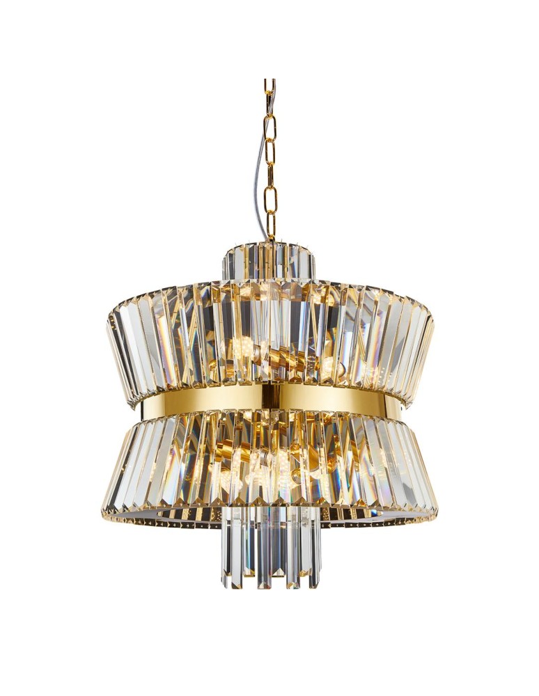 Glamour chandeliers - Milagro Chandelier AURELIA GOLD 12xE14 ML0405 - product kolory-swiatla.pl 2
