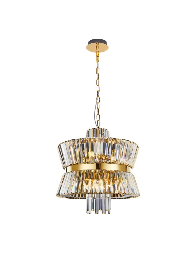 Glamour chandeliers - Milagro Chandelier AURELIA GOLD 12xE14 ML0405 - product kolory-swiatla.pl 6
