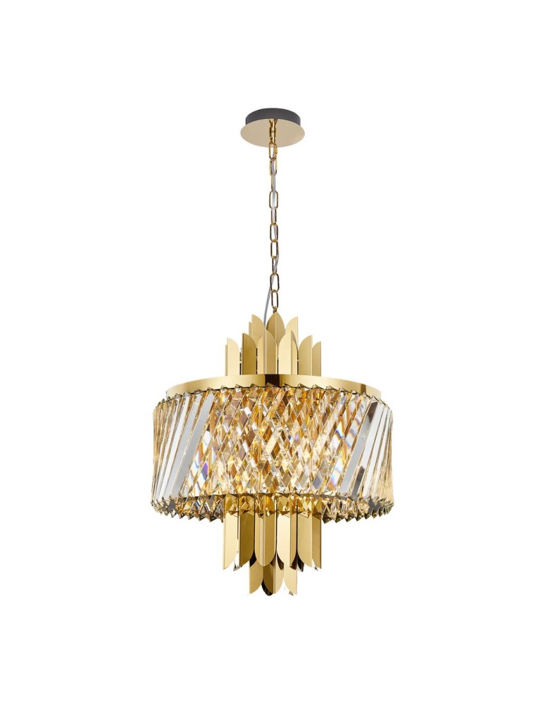 Glamour chandeliers - Milagro Chandelier MARGOT GOLD 6xE14 ML0407 - product kolory-swiatla.pl 1