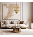 Glamour chandeliers - Milagro Chandelier MARGOT GOLD 6xE14 ML0407 - product 4