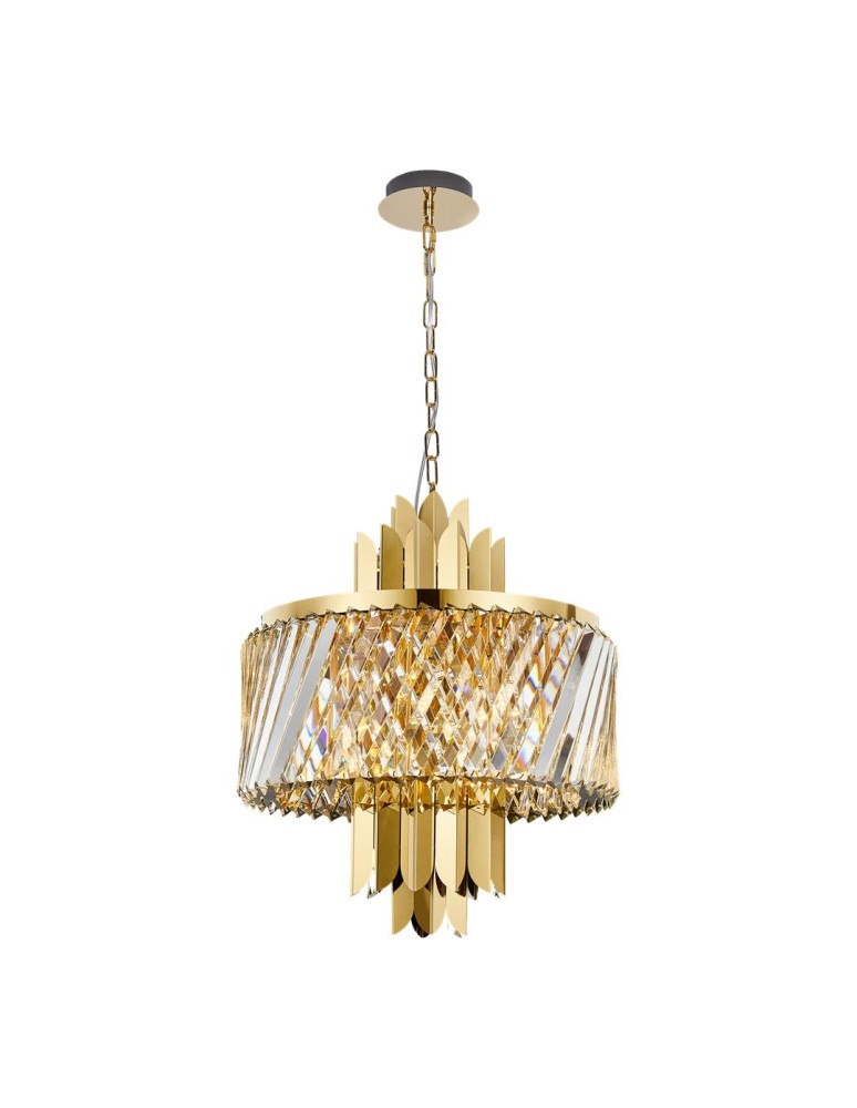 Glamour chandeliers - Milagro Chandelier MARGOT GOLD 6xE14 ML0407 - product kolory-swiatla.pl 6