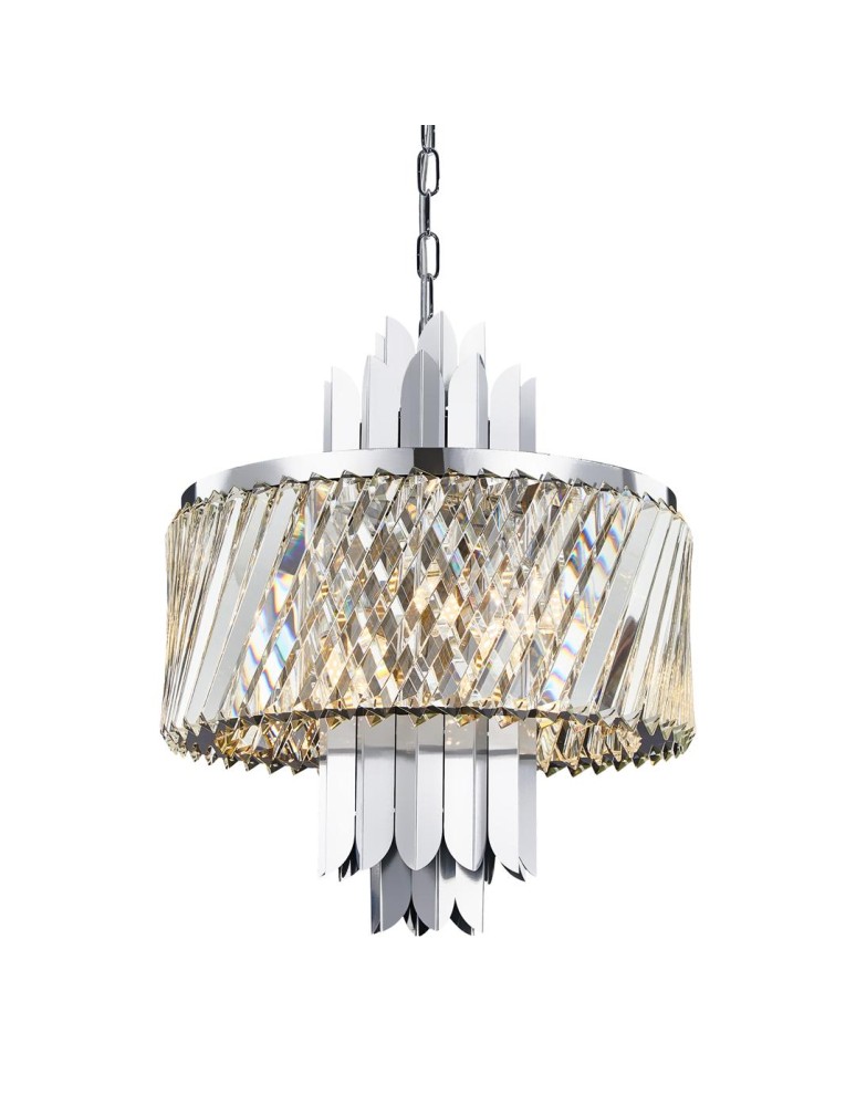Glamour chandeliers - Milagro Chandelier MARGOT CHROME 6xE14 ML0408 - product kolory-swiatla.pl 2