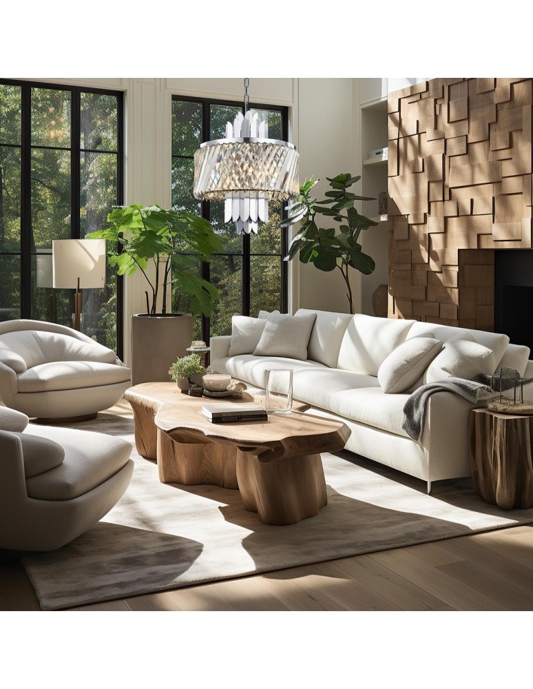 Glamour chandeliers - Milagro Chandelier MARGOT CHROME 6xE14 ML0408 - product kolory-swiatla.pl 3