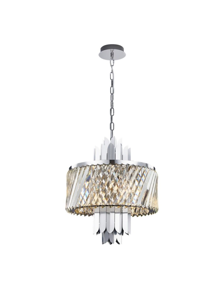 Glamour chandeliers - Milagro Chandelier MARGOT CHROME 6xE14 ML0408 - product kolory-swiatla.pl 6