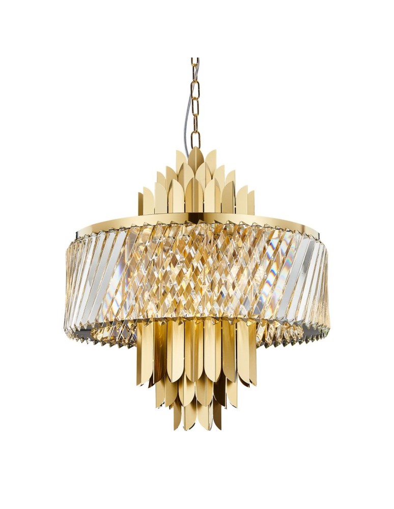Glamour chandeliers - Milagro Chandelier MARGOT GOLD 9xE14 ML0409 - product kolory-swiatla.pl 2