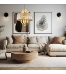 Glamour chandeliers - Milagro Chandelier MARGOT GOLD 9xE14 ML0409 - product 4