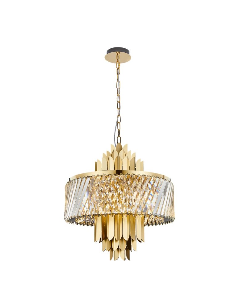 Glamour chandeliers - Milagro Chandelier MARGOT GOLD 9xE14 ML0409 - product kolory-swiatla.pl 6