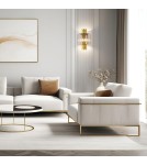 Glamour wall lamps - Milagro Wall lamp MARGOT GOLD 2xE14 ML0411 - product 2