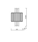 Glamour wall lamps - Milagro Wall lamp MARGOT CHROME 2xE14 ML0412 - product 4