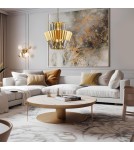 Glamour chandeliers - Milagro DONNA GOLD 9xE14 chandelier ML0413 - product 4