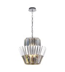 Glamour chandeliers - Milagro Chandelier DONNA CHROME 9xE14 ML0414 - product 1