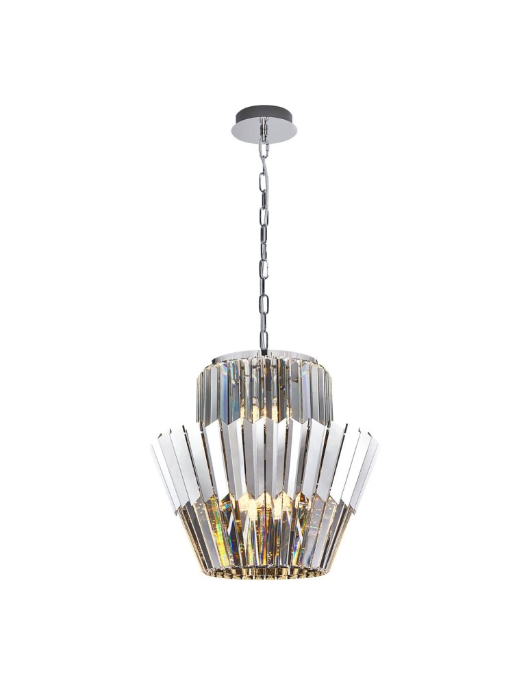 Glamour chandeliers - Milagro Chandelier DONNA CHROME 9xE14 ML0414 - product kolory-swiatla.pl 1