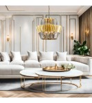 Glamour chandeliers - Milagro Chandelier DONNA GOLD 12xE14 ML0415 - product 3