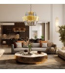 Glamour chandeliers - Milagro Chandelier DONNA GOLD 12xE14 ML0415 - product 4