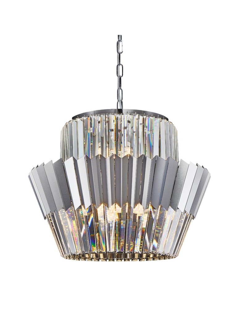 Glamour chandeliers - Milagro Chandelier DONNA CHROME 12xE14 ML0416 - product kolory-swiatla.pl 2