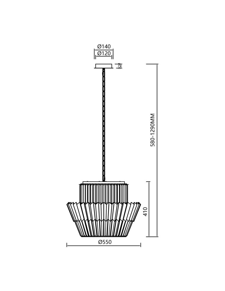 Glamour chandeliers - Milagro Chandelier DONNA CHROME 12xE14 ML0416 - product kolory-swiatla.pl 5