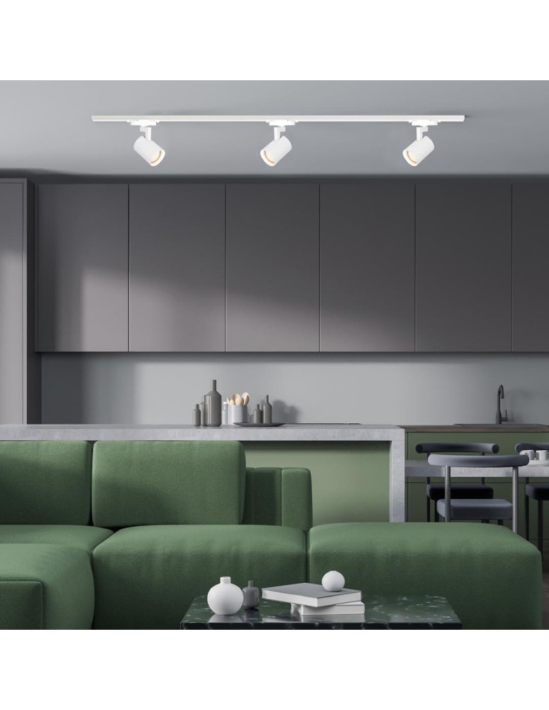 Lamps for 1 phase busbars - Milagro Volf Track luminaire White 1xGU10 ML0673 - product kolory-swiatla.pl 4